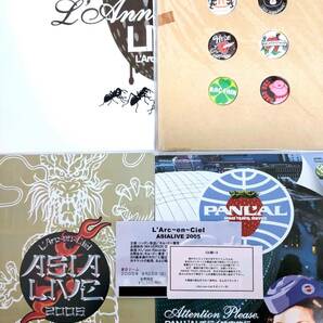 ラルク ライブグッズ(15TH ASIA LIVE 2005 PANL'AL 缶バッチ HYDE NEWSMAKER 未開封 L'Arc～en～Ciel チケット)の画像1