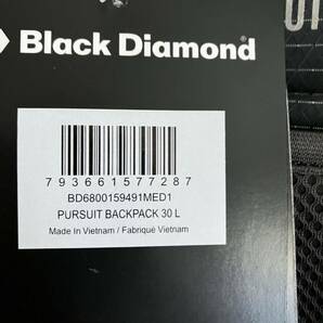 新品 未使用 ブラックダイヤモンド Black Diamond バックパック パーシュート30 PURSUIT ファストハイク 登山 ハイキング トレイル ランの画像4