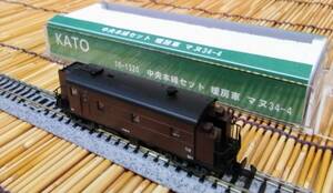 ▼KATO-10-1320ばらし▼暖房車/マヌ34-4(所属表記-西コフ=甲府)/1両/スハ32系中央本線普通列車セットばらし/インサートは自作/中古