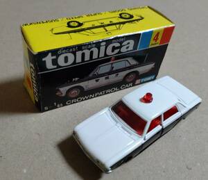 ●黒箱　復刻版　トミカ　4-1 クラウンパトロールカー
