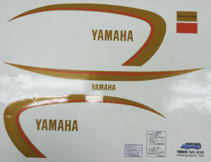 ヤマハSR400(1978)赤モデル用デカールセット 