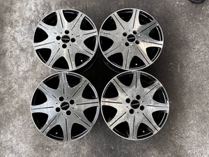 【中古品】【4本セット】LEGZAS　16×5.5J 100-4H+48　ハブ径67.1（実測）　軽自動車、コンパクトカーのインチアップなどに！