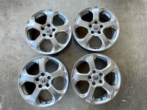 【中古品】【純正品】ホンダ　ストリーム　17×6.0ｊ　114.3　5Ｈ+50　ハブ64ｍｍ