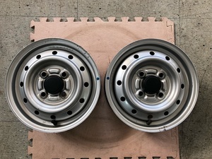 中古　スチールホイール　12×4.00B 100-4H +40 ハブ径54mm　2本セット！　スペア用などにオススメ！！