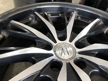 中古　ANHELO シャルマン　20×8.5J 114.3-5H +35 / 20×9.5J 114.3-5H +38　ハブ径約73mm　4本セット　フーガなどにオススメ!!_画像9