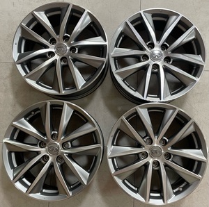 【純正品】【4本セット】日産スカイライン純正アルミホイール　17×7.5j　114.3-5+45　ランフラット対応ホイール