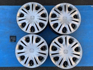 【純正品】ホンダ　インサイト　スチール2　15×5.5J　100-4H　INSET45　ハブ径56mm　 4枚セット　純正戻し等に♪