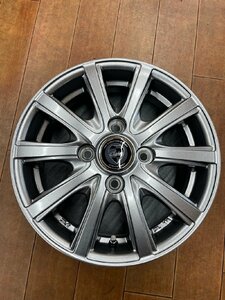 【展示品】クレールDG10 メタリックダークグレー　12×4.0J 100-4H+42 4本セット 軽貨物