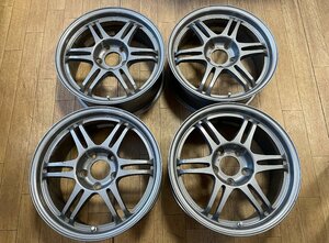 「中古品」.鍛栄舎製　レーシングスパルコ　VIPER-R★16 7.0J/8.0J 114.3-5+33/40 ★希少サイズ★サイズ違い★軽量♪4本セット