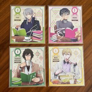 【送料無料】アイドリッシュセブン　コレクタブル色紙Ⅲ 4枚セット　二階堂大和　六弥ナギ　百（MOMO）　千（YUKI）