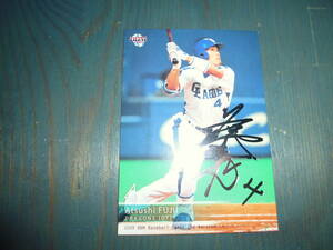 2009 BBM. pushed . autograph Chunichi Dragons wistaria ...