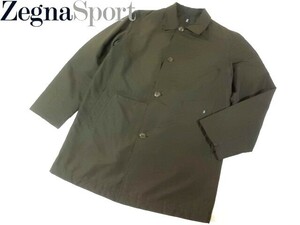 国内正規品！□Zegna Sport ゼニア スポーツ□中綿入 ステンカラーコート M～L相当 / ハーフコート