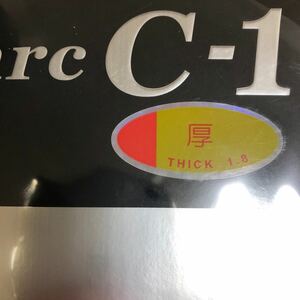 送料210円　卓球　同梱可能 ラバー　新品未開封　ファスターク　C1 C-1 厚　アツ　赤　レッド　ニッタク
