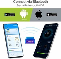 BLUETOOTH OBD2スキャンツール スキャナー iPhone iPad IOS/Androidに適用 obdII scan_画像4