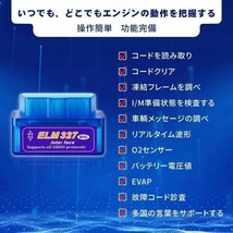BLUETOOTH OBD2スキャンツール スキャナー iPhone iPad IOS/Androidに適用 obdII scan_画像5
