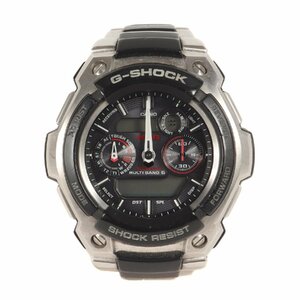 G-SHOCK MTG-1500-1AJF タフソーラー 電波受信 電波ソーラー アナデジ 腕時計 CASIO カシオ シルバー ブラック