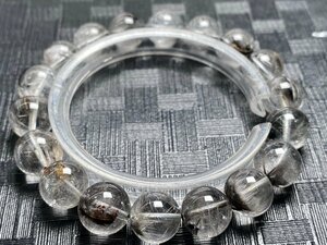 即決 0110k456 天然美品★【45Aプラチナクォーツ】★ブレス 11-11.5mm（新品）