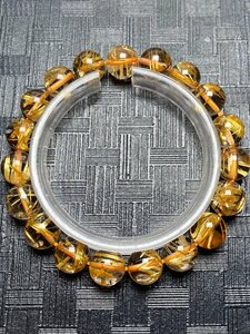 即決 0113L131 極上美品★【120A太陽花タイチンルチル】★ブレス 10-10.5mm（新品）