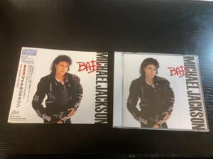 美品 MICHAEL JACKSON BAD 国内盤CD 来日記念盤 マイケルジャクソン