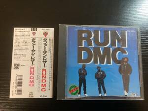 RUN D.M.C. DMC TOUGHER THAN LEATHER 国内盤CD 消費税表記なし hiphop タファー・ザン・レザー