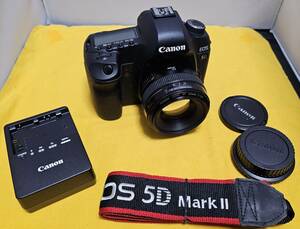 キヤノンEOS-5D　Mark2　標準レンズ付き中古品