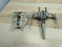 当時物 スターウォーズ アクションフリート ルーク・スカイウォーカー X-WING スターファイター レベル スノースピーダー ジャンク　T_画像10