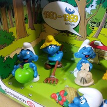 Schleich THE SMURFS シュライヒ スマーフ NO.41257 1980-1989 EDITION 収穫 農業 PVCフィギュア ドイツ製 未チェック ジャンク扱い _画像7