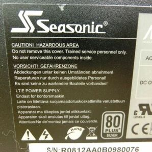 未チェック■seasonic 電源ユニット 電源BOX 850W SS-850EM Active PFC F3 セミプラグイン PCパーツ■の画像5