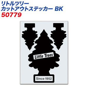 メテオAPAC株式会社:リトルツリー ステッカー ロゴマーク LittleTrees カットアウトステッカー ブラック/50779