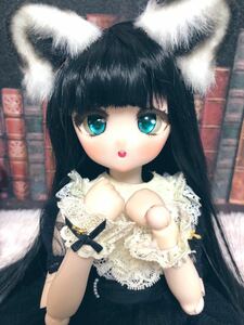 #ののっこっこ DDH27 カスタムメイクヘッド ddh SWセミホワイト ドールアイ ボークス DD ドルフィドリーム MDDボディに