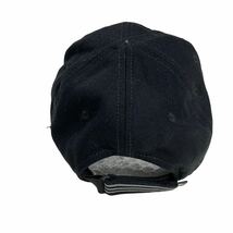 adidas アディダス キャップ ベースボールキャップ CAP 帽子 ブラック ロゴ刺繍 6パネル アジャスター有り ゴルフ スポーツ_画像4