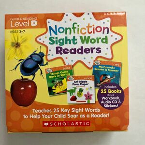 CDなし　ノンフィクションサイトワードリーダーズ レベルD Nonfiction Sight Word Readers 