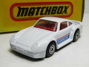 PORSCHE 1/57 ポルシェ 959 RACING Matchbox Japan LTD 1985年製 ヴィンテージ MB-80 レーシング サイドロゴ 4WD 当時物 昭和レトロ