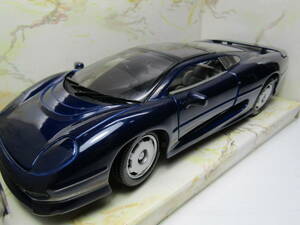 JAGUAR XJ220 1/24 ジャガー 英国 V6 ターボ ネイビーメタリック 1991-93 Daimler デイムラー XK 名車 Maisto 当時物 1992 GB 