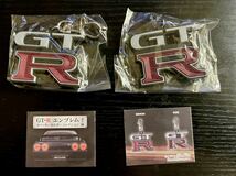  ★【 BCNR33 GT-R フロントグリル エンブレム 】★傷つけない・ラバーキーホルダー★ NISSAN BCNR33 GTR ★_画像1