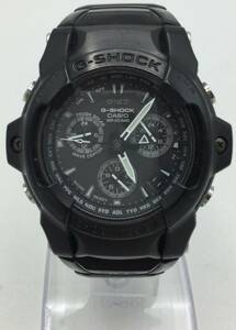 U21☆【ソーラー/稼働】CASIO カシオ G-SHOCK GIEZ GS-1000BJ ラバーベルト ブラック文字盤 メンズ腕時計 現状品 ☆