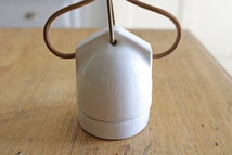 フランス ビンテージ 陶器 ペンダント ランプ 吊下 ライト D*/磁器 北欧 照明 カフェ イギリス 真鍮 レトロ アトリエ アンティーク FT_画像9