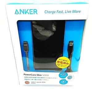  Anker PowerCore Slim 5000　アンカー モバイルバッテリー