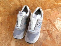 26.5cm USA製 M1400SB ニューバランス New Balance US8.5 レザー アメリカ製 M991 M992 MR993 M1300 復刻モデル STEELBLUE スチールブルー_画像3