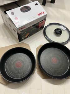 ティファールt-fal ガス　IH 対応　22cm26cmフライパン26cmの蓋計3点 