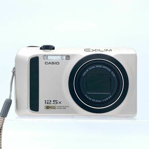 【動作確認済み】CASIO カシオ HS EX-ZR300 デジカメ コンデジ コンパクトカメラ デジタルカメラ カメラ シルバー 写真 CAMERA