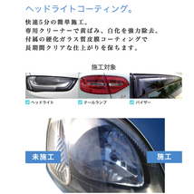 BZ73 横浜油脂工業 Linda ヘッドライトコーティング HD-1 UV 簡単施工 黄ばみ 白化除去_画像2