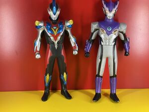 Soft Vinyl Ultra Hero Series Ultraman Ging Victory Ultraman Rosso Wind Ruman Lube R/B 2 Piece Set