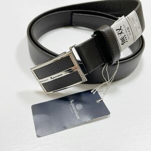 B new goods Aquascutum cow leather belt one sheets leather 