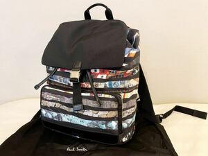  new goods Paul Smith rucksack bag archive stripe Mini Cooper .6.3 ten thousand black 62517/402AI