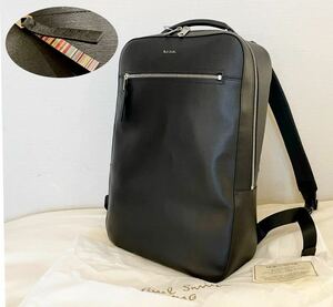  with translation ) new goods Paul Smith rucksack business bag straw gray n black 54310/402BC