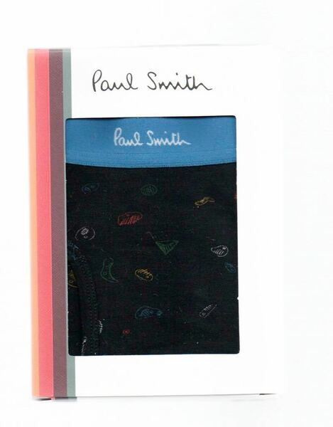 3★送料無料★新品★Paul Smith ポールスミス★レギュラー ボクサー★Lサイズ 黒★トランクス★AE