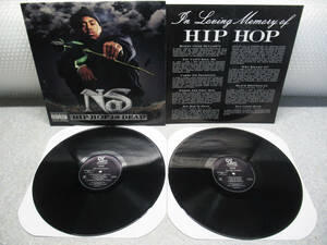 Nas / Hip Hop Is Dead (feat. Kanye West/ Chrisette Michell/ The Williams)ナズ ヒップホップ レコード 2LP 2枚組み 管理L02