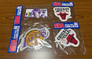 NBA バスケットボール　エムブレム　パッチ　ワッペン　bulls lakers jazz ビンテージ　レトロ