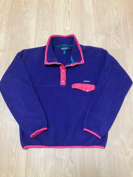 パタゴニア シンチラ　スナップT エッグプラント　Mサイズ USA 90s レア patagonia